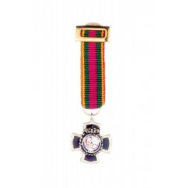 Medalla Miniatura a la Dedicación Policial 25 años 