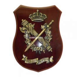 Metopa emblema y corona Guardia Civil 