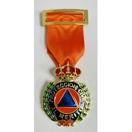 Medalla al Merito de la Protección Civil Dtvo Naranja Oro