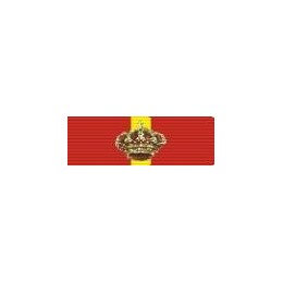 Pasador de condecoración Gran Cruz del Merito Naval distintivo rojo