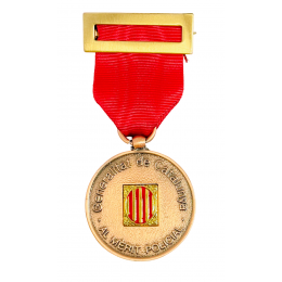 Medalla de Bronce Mossos d´Escuadra distintivo Rojo