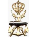 Distintivo para mando Infantería de Marina aptitud Artillería