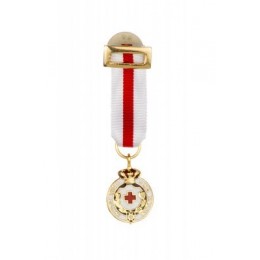 Medalla miniatura Cruz Roja