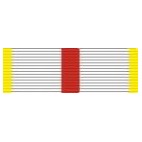 Armazón condecoración Cruz del Merito Militar distintivo amarillo