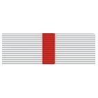 Pasador de condecoración Cruz del Merito Militar distintivo blanco