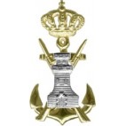 Distintivo para mando Infantería de Marina aptitud Ingeniero