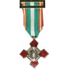Medalla Cruz al Merito Policial Distintivo Rojo