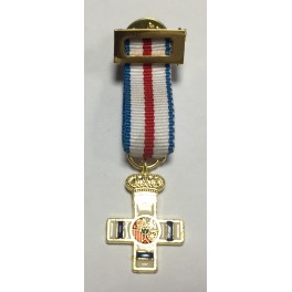 Medalla Miniatura Merito Militar Dtvo Azul