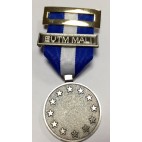 Medalla EUTM MALI Azul y Blanca