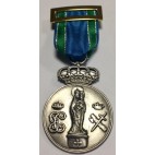 Medalla Centenario Virgen del Pilar Guardia Civil (10 micras)
