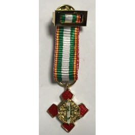 Medalla Miniatura Merito Policial Distintivo Rojo