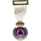 Medalla al Merito de la Protección Civil Dtvo Blanco Oro