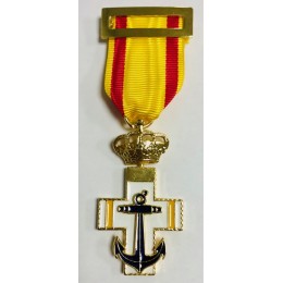  Cruz del Merito Naval con Distitntivo Amarillo