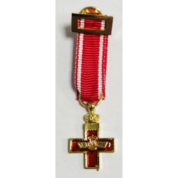 Medalla Miniatura Merito Aeronáutico Rojo