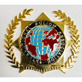 Chapa de cartera Internacional Police Association