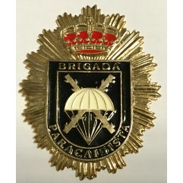 Chapa cartera Brigada Paracaidista Corona