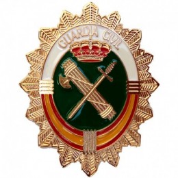 Chapa de Cartera Guardia Civil Nueva Vertical Escudo Grande