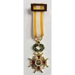  Medalla Miniatura Cruz de Caballero/Dama Isabel la Católica 