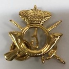 Emblema de solapa del Regimiento de Infantería Inmemorial del Rey Nº1