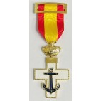 Cruz del Mérito Naval con distintivo blanco