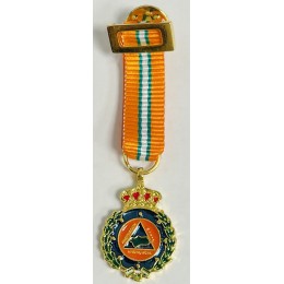Medalla miniatura al mérito Protección Civil Andalucía Oro
