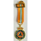 Medalla miniatura al mérito Protección Civil Andalucía Oro