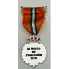 Medalla al mérito Protección Civil Andalucía Plata