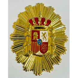 Chapa cartera Escudo Constitucional España Oro
