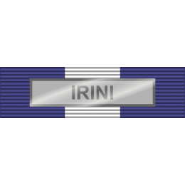 Pasador de Condecoración Medalla de la Planificación y Logística ( IRINI )