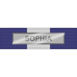 Pasador de Condecoración Medalla de la Planificación y Logística ( SOPHIA )