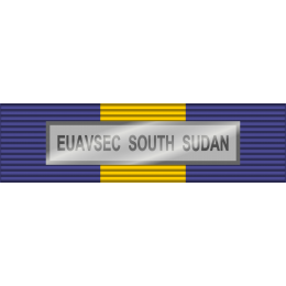 Pasador de Condecoración Medalla de la UE Operaciones ( EUAVSEC SOUTH SUDAN )