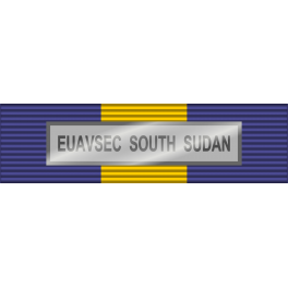 Pasador de Condecoración Medalla de la UE Operaciones ( EUAVSEC SOUTH SUDAN )