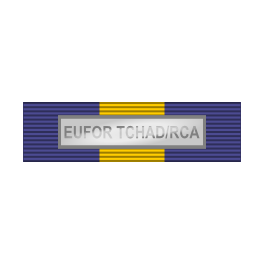Pasador de Condecoración Medalla de la UE Operaciones ( EUFOR TCHAD/RCA  )