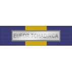 Pasador de Condecoración Medalla de la UE Operaciones ( EUFOR TCHAD/RCA  )