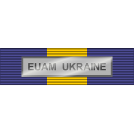 Pasador de Condecoración Medalla ESDP EUAM Ukraine HQ & Forces