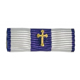 Pasador de condecoración Placa de la Cruz Fidélitas (25 años de servicio, oro)