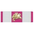Pasador de condecoracion Placa de la Real y Militar Orden de San Hermenegildo