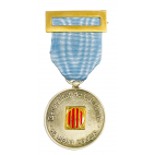 Medalla de Plata Mosso d´Escuadra distintivo Azul