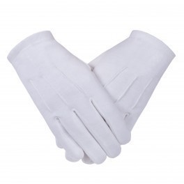 Guantes blancos Gala Reglamentarios de tela