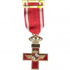 Cruz del Mérito Aeronáutico con distintivo rojo