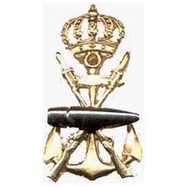 Distintivo para mando Infantería de Marina aptitud Artillería